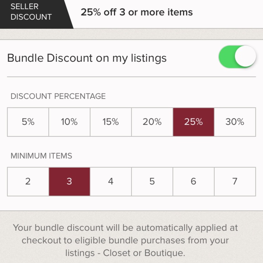 BUNDLE SALE